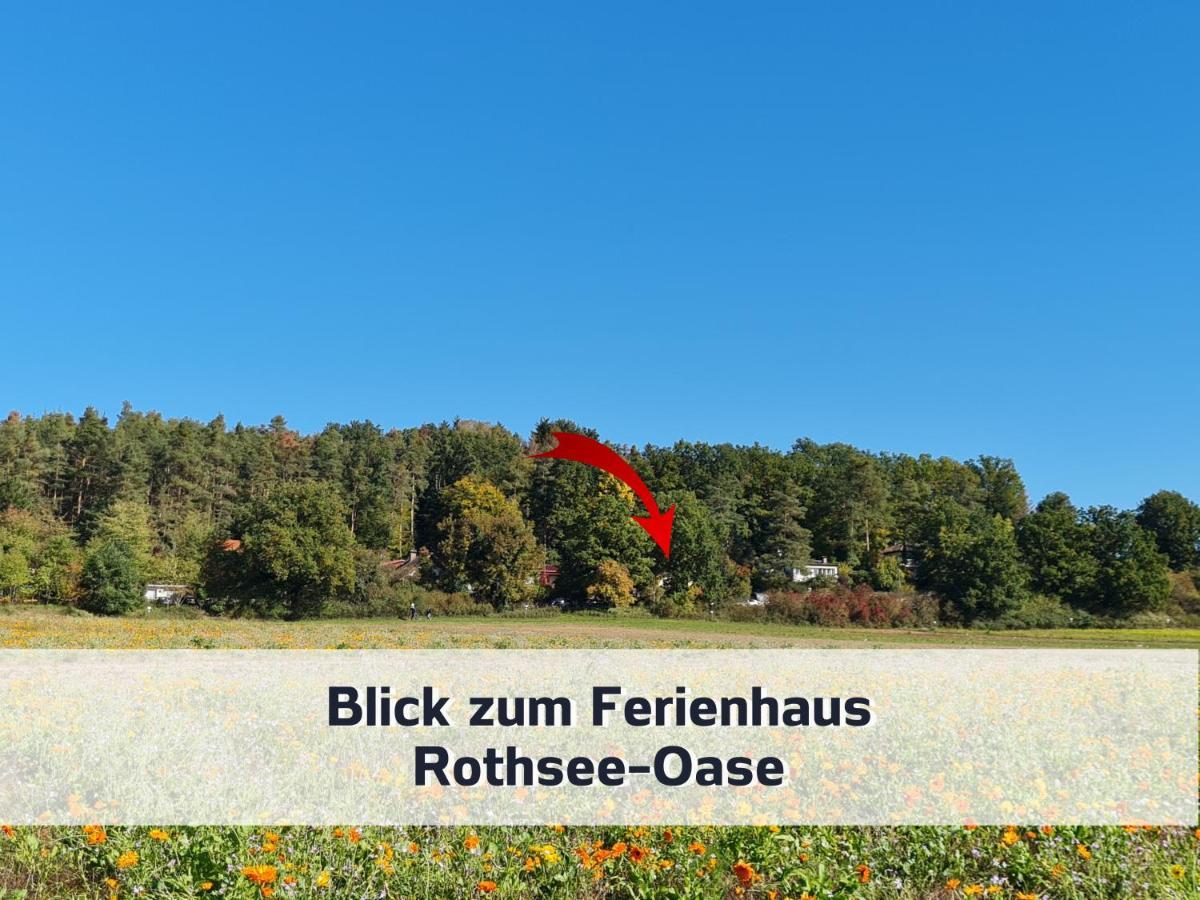 Ferienhaus Rothsee-Oase Ideale Ausgangslage Mit Tollem Ausblick, Sauna Und Privatem Garten غوت المظهر الخارجي الصورة