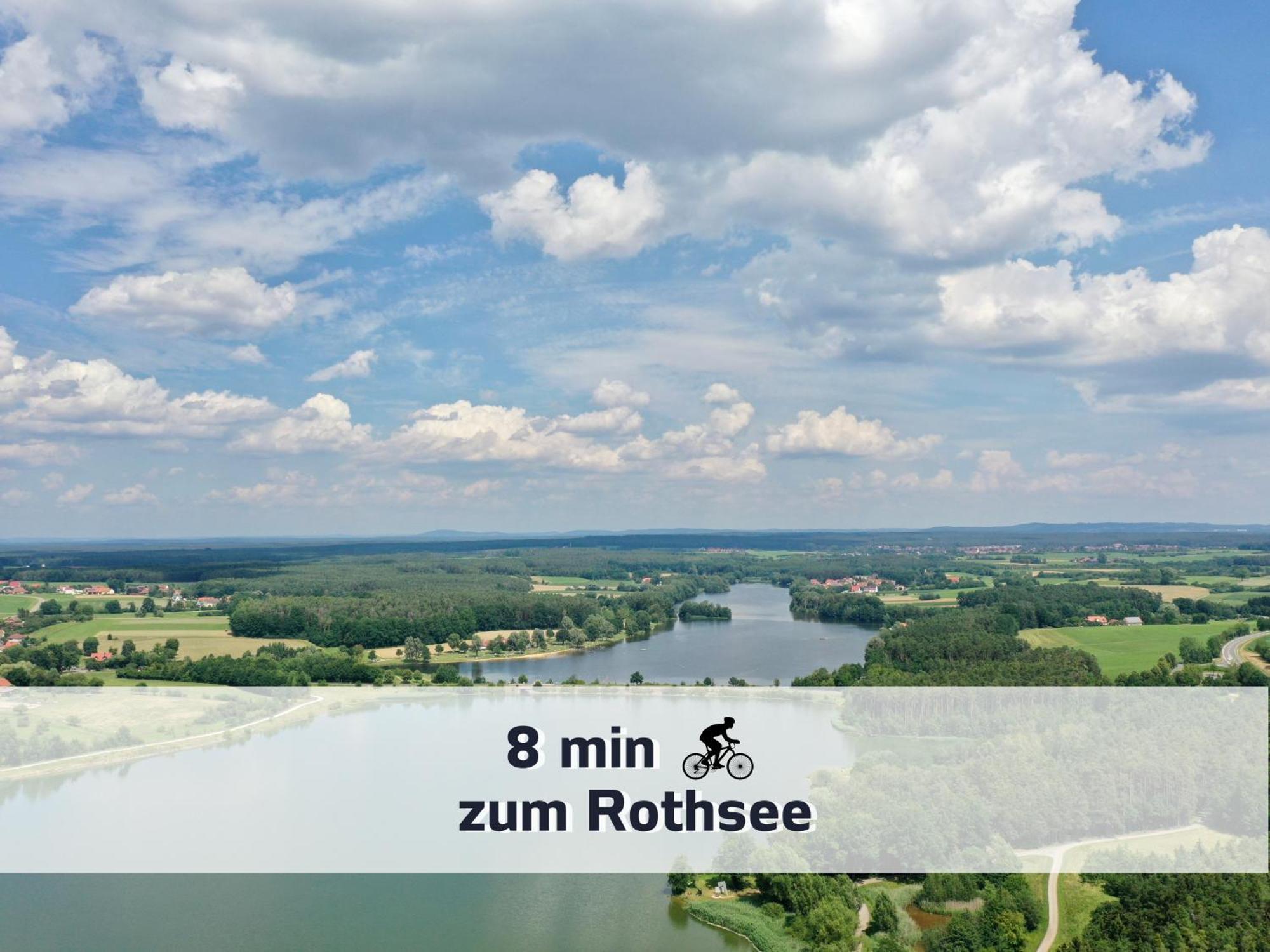 Ferienhaus Rothsee-Oase Ideale Ausgangslage Mit Tollem Ausblick, Sauna Und Privatem Garten غوت المظهر الخارجي الصورة